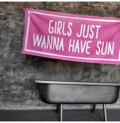 Пляжний рушник Girls just wanna have sun