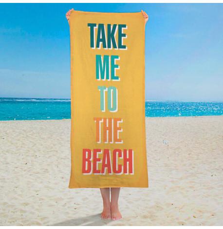 Пляжное полотенце Take me to the beach