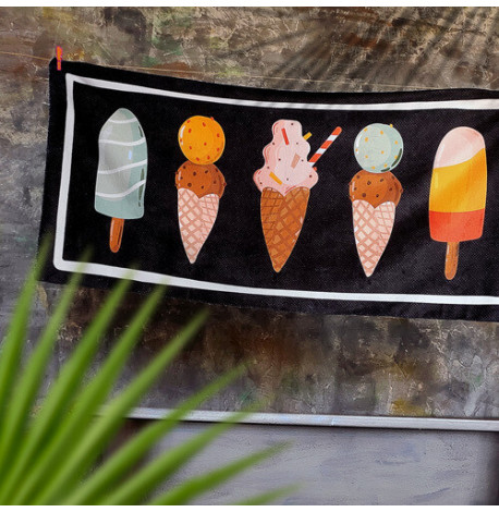 Пляжное полотенце "Мороженое"