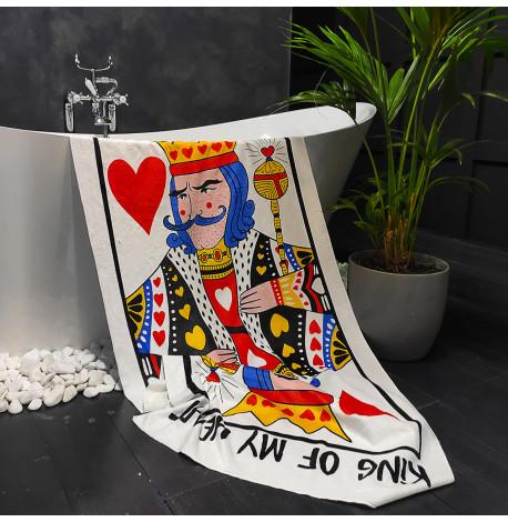 Пляжное полотенце King of my heart