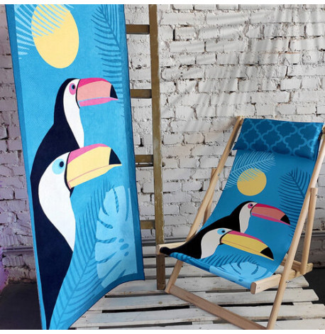 Пляжний рушник "Тукани"