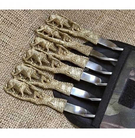 Набір шампурів "Дикий кабан" (в чохлі)