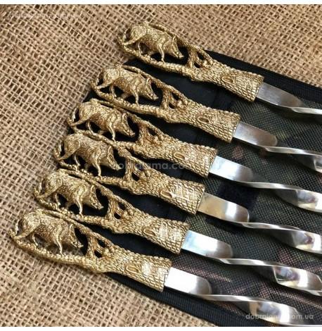 Набір шампурів "Дикий кабан" (в чохлі)