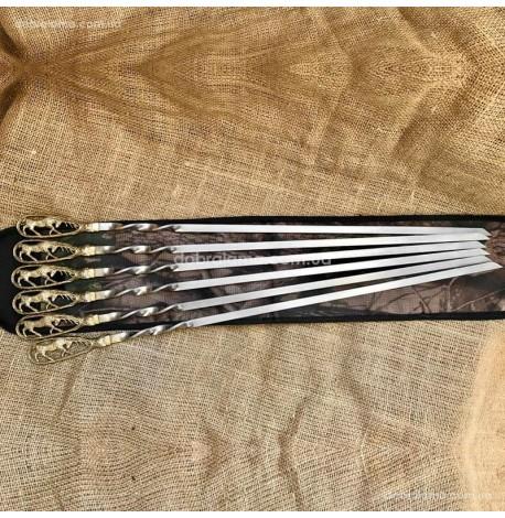 Набір шампурів "Лось" (в чохлі)