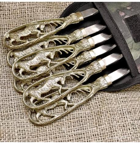 Набір шампурів "Лось" (в чохлі)