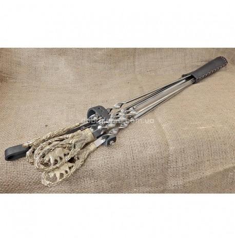 Набір шампурів "Ведмідь" (в шкіряному сагайдаку)