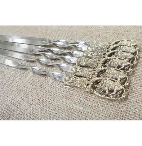 Набір шампурів "Дикий кабан" (в кейсі)