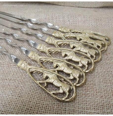 Набір шампурів "Лось" (в кейсі)