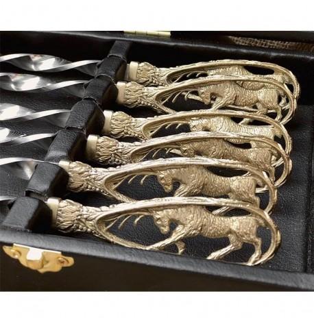 Набір шампурів "Лось" (в кейсі)