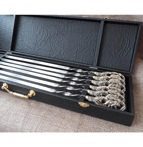 Набір шампурів "Ведмідь" (в кейсі)