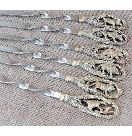 Набір шампурів "На полюванні" (в кейсі)