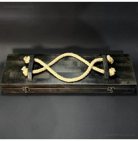 Набір шампурів «Кабан» (в дерев'яному кейсі)