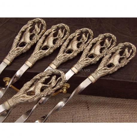 Набір шампурів "Соколине полювання" (в кейсі)