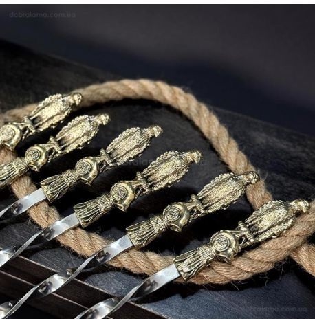 Набір шампурів «Орли» (в дерев'яному кейсі)