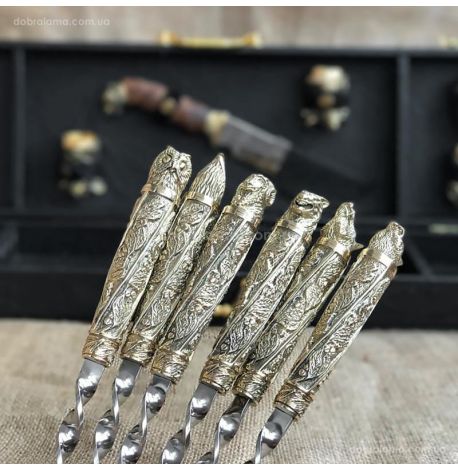 Набор для шашлыка "Дикие звери" (в кейсе)