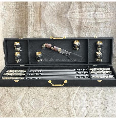 Набор для шашлыка "Дикие звери" (в кейсе)