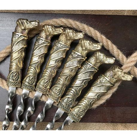 Набор шампуров "Верный друг" (в деревянном кейсе)