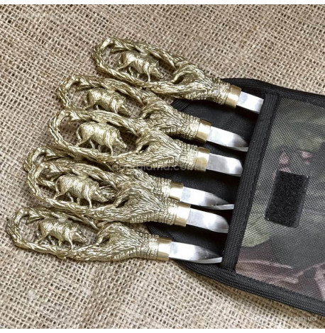 Набір шампурів "Кабан" (в чохлі)