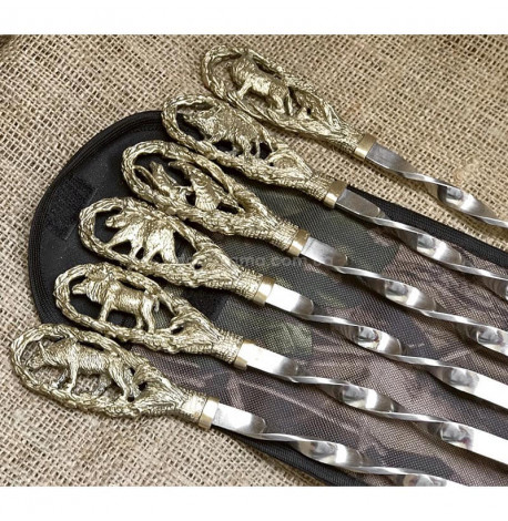 Набір шампурів "На полюванні" (в чохлі)