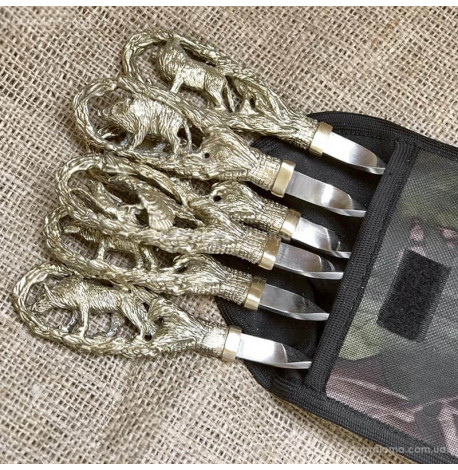 Набір шампурів "На полюванні" (в чохлі)