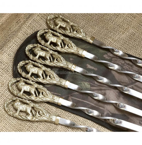 Набір шампурів "Лев" (в чохлі)