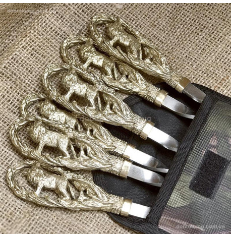 Набір шампурів "Лев" (в чохлі)