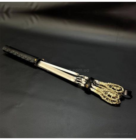 Набір шампурів "Лев" (в шкіряному сагайдаку)