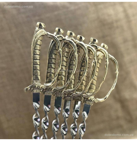 Набір шампурів "Мушкетери" (в шкіряному сагайдаку)