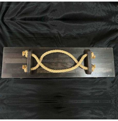 Набір для шашлику «Дикі звірі» з ножем і виделкою (в дерев'яному кейсі)