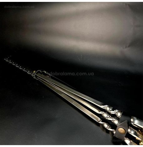 Набір шампурів «Скорпіон ясен» (у шкіряному сагайдаку)