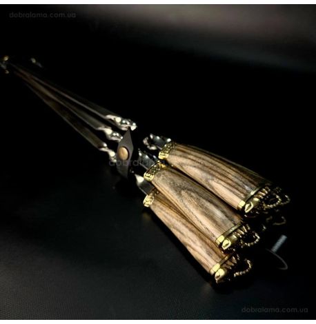 Набір шампурів «Скорпіон ясен» (у шкіряному сагайдаку)