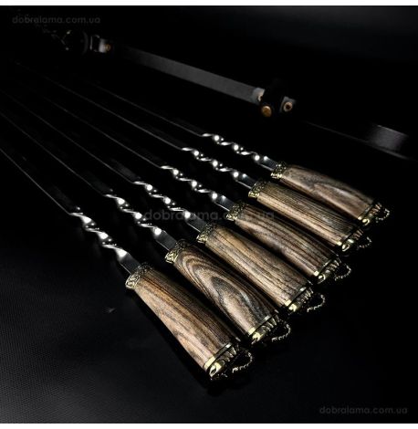 Набір шампурів «Скорпіон ясен» (у шкіряному сагайдаку)