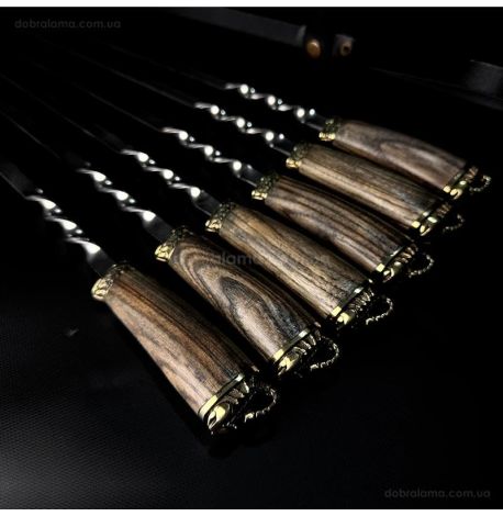 Набір шампурів «Скорпіон ясен» (у шкіряному сагайдаку)