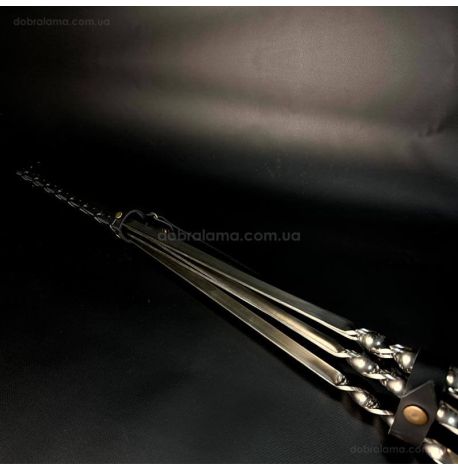 Набір шампурів «Козак ясен» (у шкіряному сагайдаку)