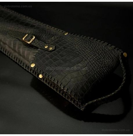 Набір шампурів «Дикі звірі» з виделкою (в шкіряному закритому сагайдаку)