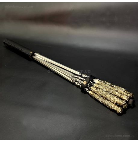 Набір шампурів «Класика» (в шкіряному сагайдаку)