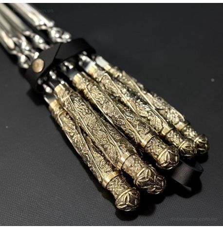 Набір шампурів «Класика» (в шкіряному сагайдаку)