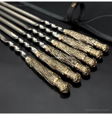 Набір шампурів «Класика» (в шкіряному сагайдаку)