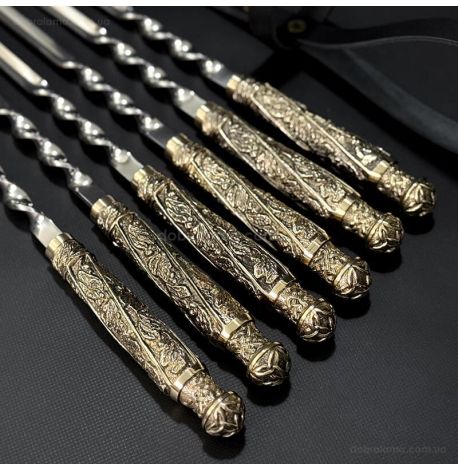 Набір шампурів «Класика» (в шкіряному сагайдаку)