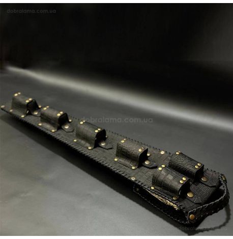 Набір для шашлику «Дикий смак» (в шкіряному закритому сагайдаку)