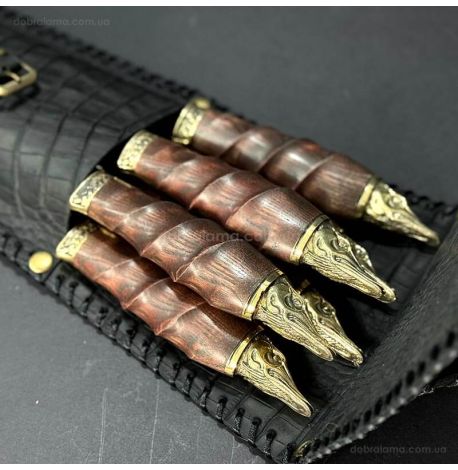 Набір шампурів «Щучий апетит» (в шкіряному закритому сагайдаку)