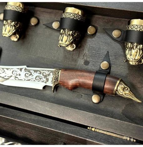 Набір для шашлику «Щучий апетит ясен» (в дерев'яному кейсі)