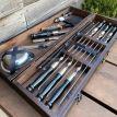 Набір для шашлику «Гетьман» (у дерев'яному кейсі)