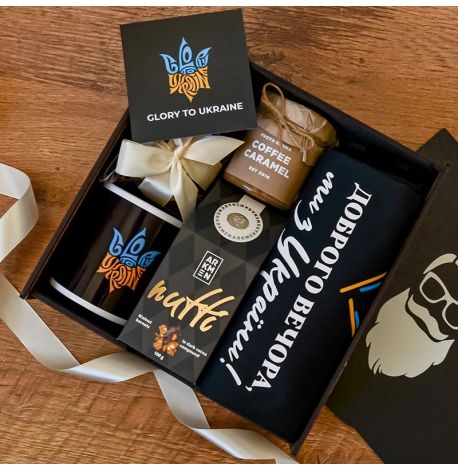 Подарочный набор для мужчин «Доброго вечора. Ми з України!»
