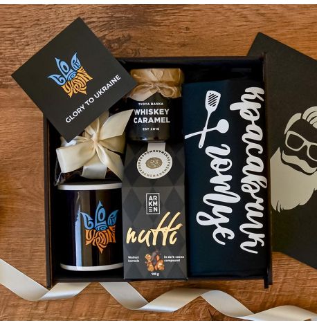 Подарочный набор для мужчин «Доброго вечора. Ми з України!»