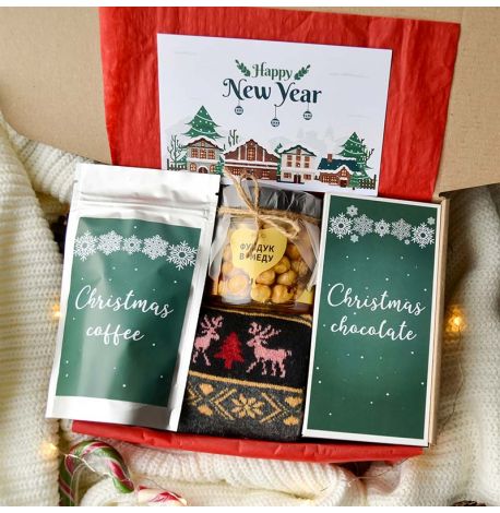 Новорічний подарунковий набір «Хвойний» M