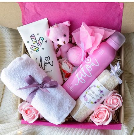 Подарунковий набір «Малиновий маршмеллоу»