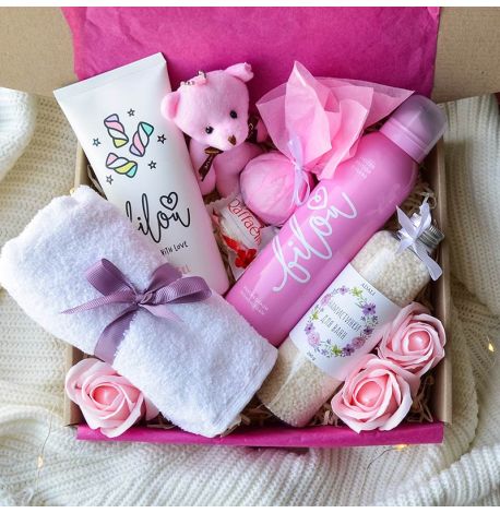 Подарунковий набір «Малиновий маршмеллоу»