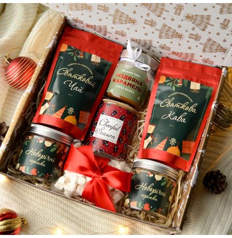 Новогодний подарочный набор «Святковий» L