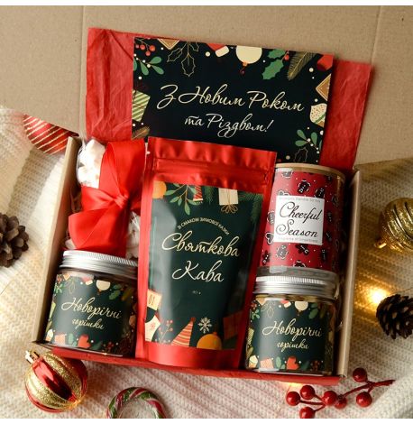 Новогодний подарочный набор «Святковий» M